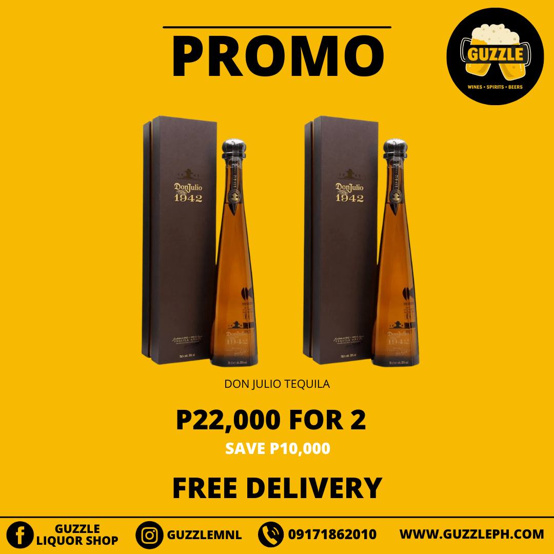 2 Bottles of Don Julio 1942 Promo (700mL)