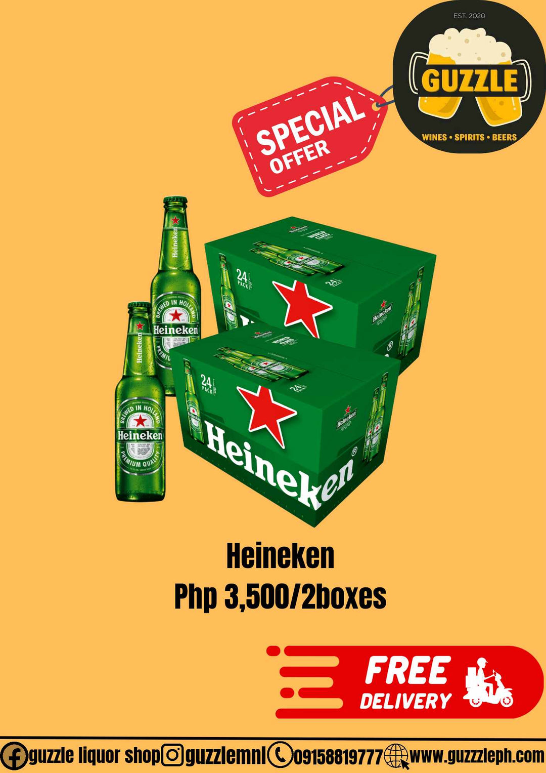 Promo Heineken 2 boxes