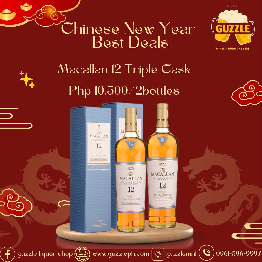 CNY Promo Macallan Triple Cask 2 bottles