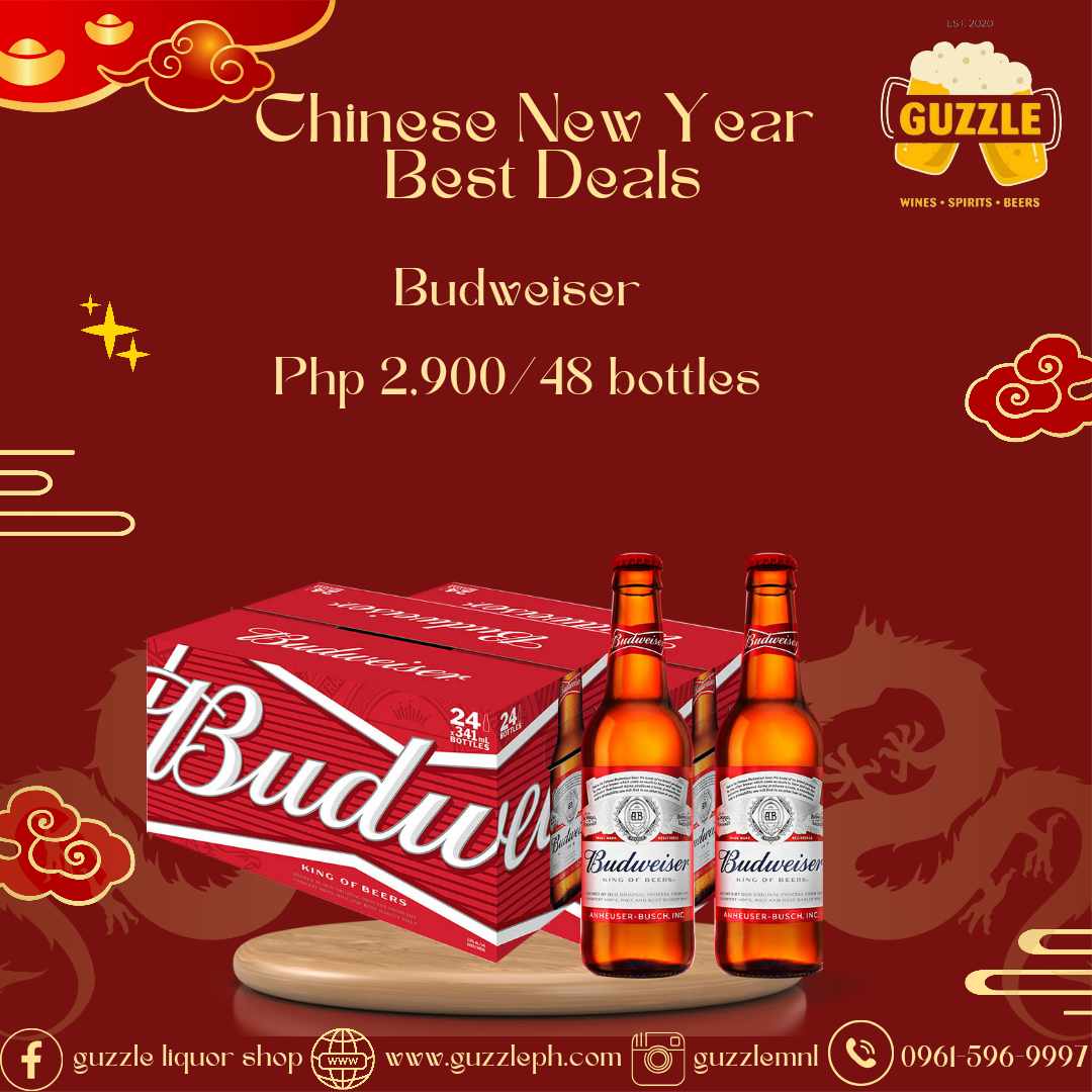 CNY Promo Budweiser 2 cases