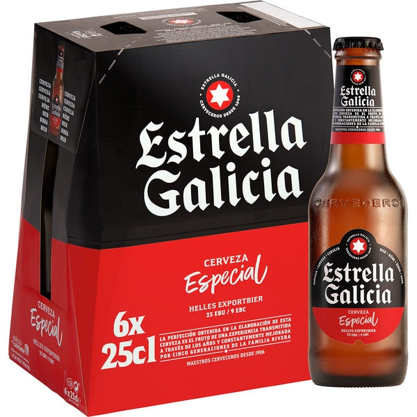 Estrella Galicia (330 ml / 6 Bottles)