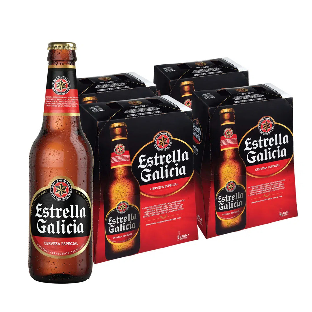 Estrella Galicia (330 ml / 24 Bottles)