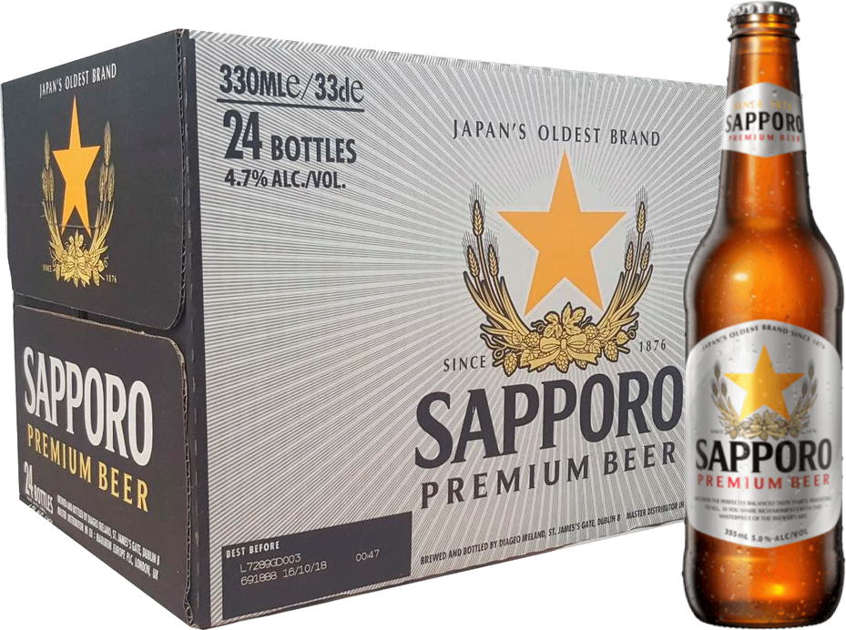 Sapporo (330ml / 24 Bottles)