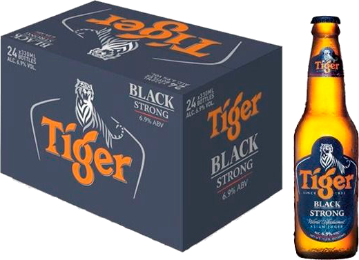 Tiger Black (330ml / 24 bottles)