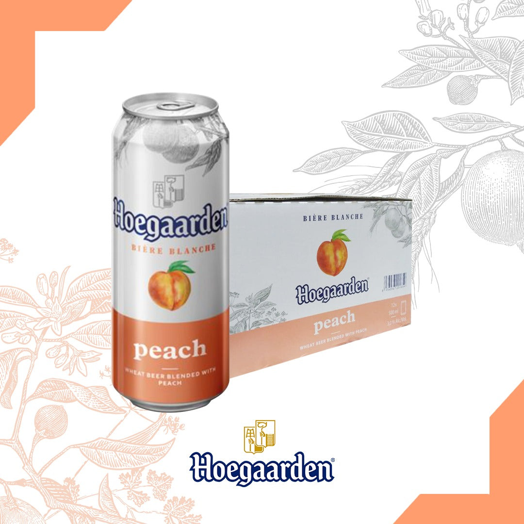 Hoegaarden Peach (500ml  / 12 Cans)