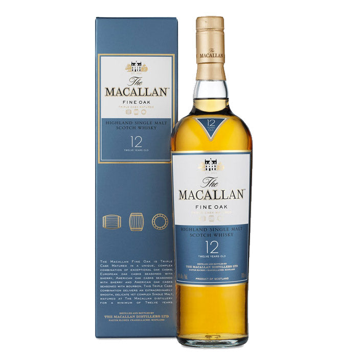 Macallan 12Yo Fine Oak Triple Cask Matured (700mL)