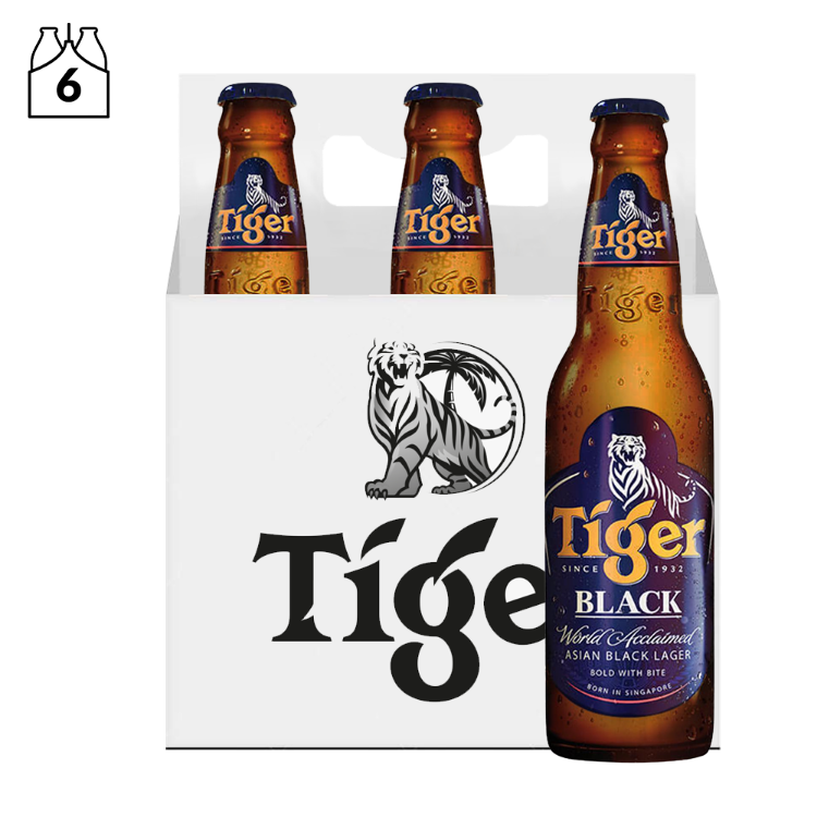Tiger Black (330ml / 6 bottles)